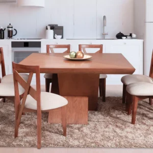 Comedor Eiffel Cuadrado 8p (Mesa + sillas)