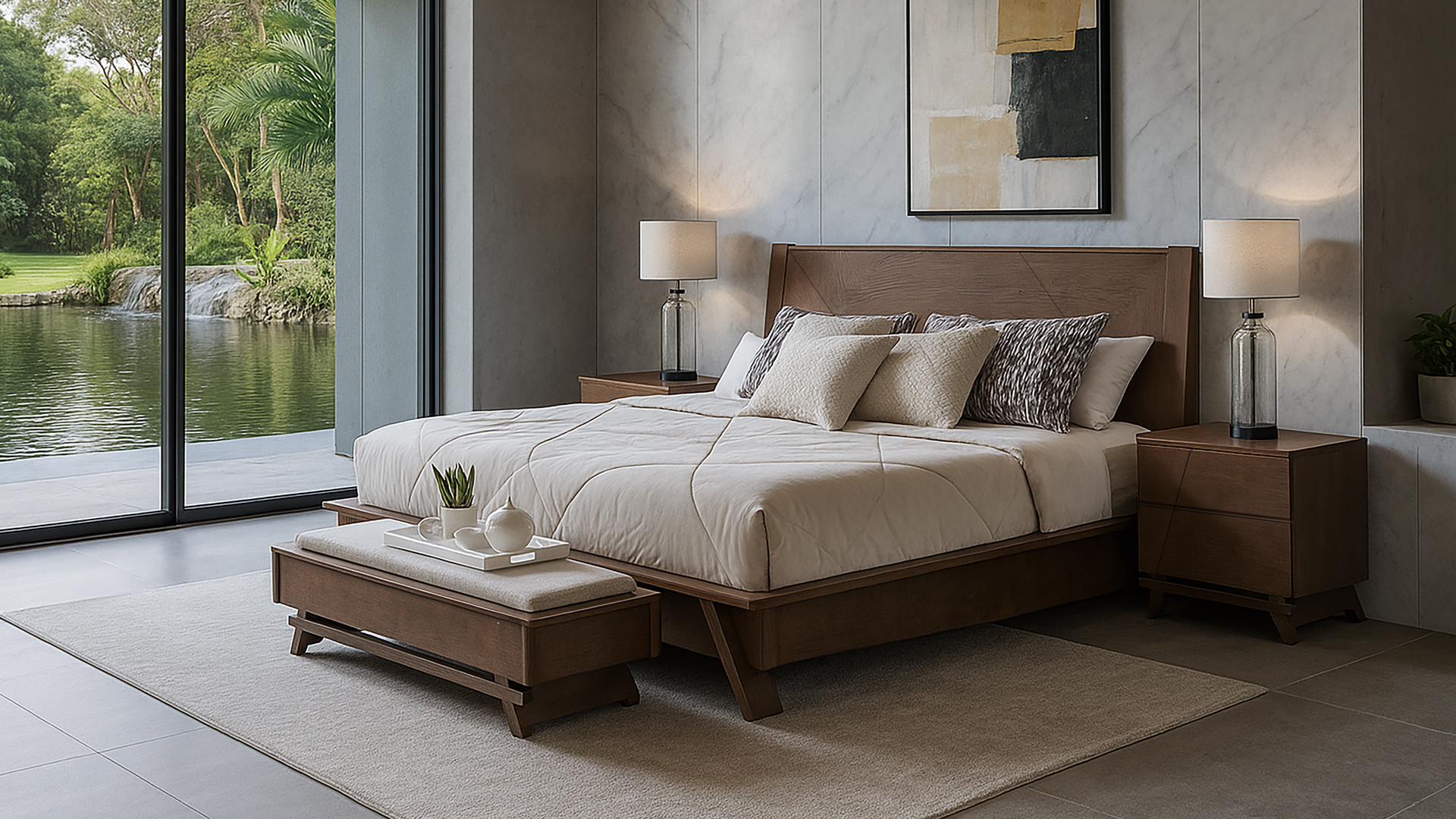 Eiffel (Cama + 2 Veladores)