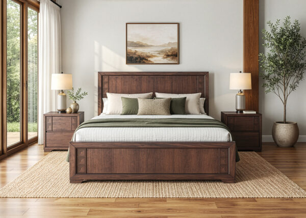 Kansas (Cama + 2 Veladores)