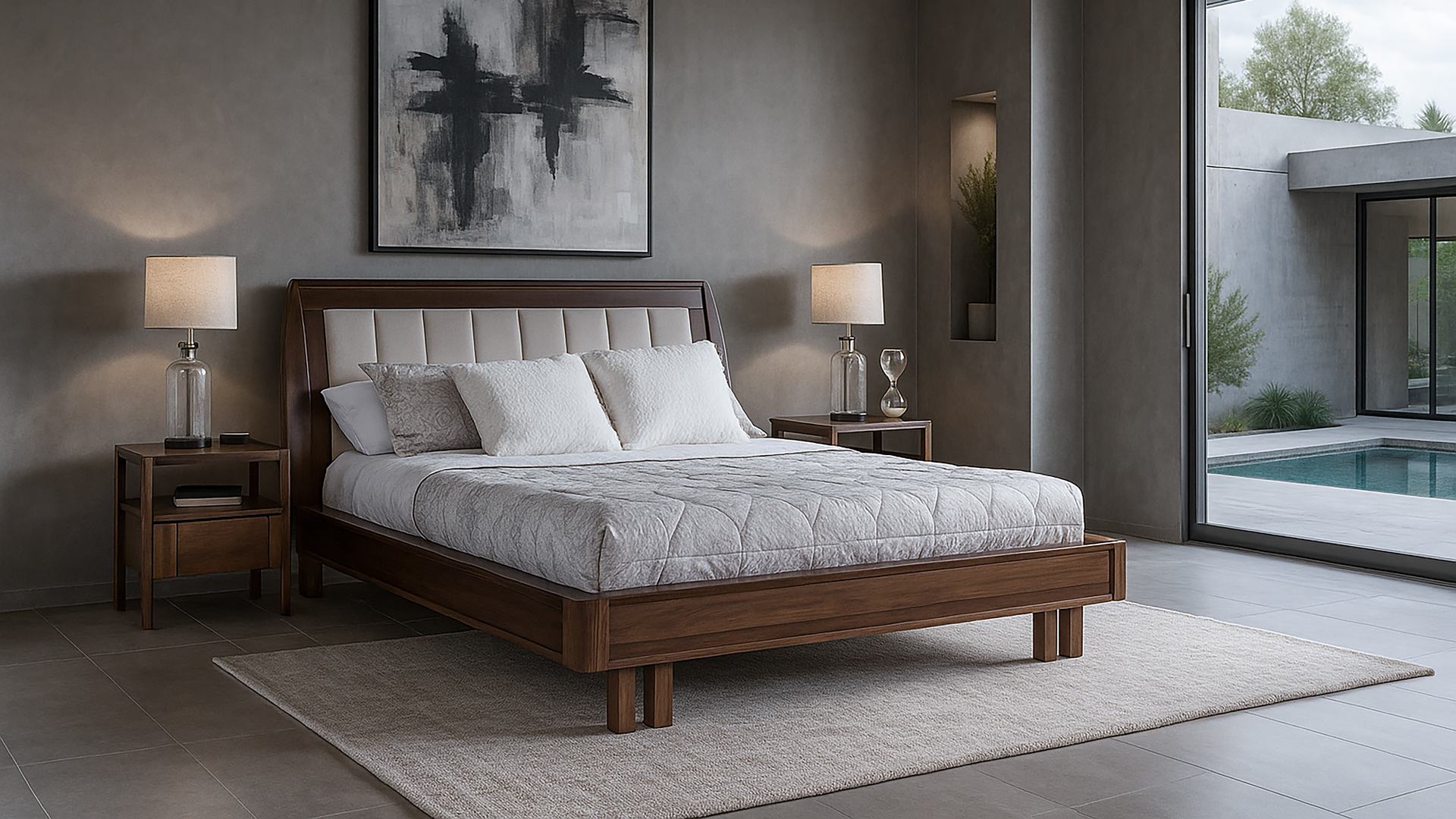 Maui (Cama + 2 veladores)