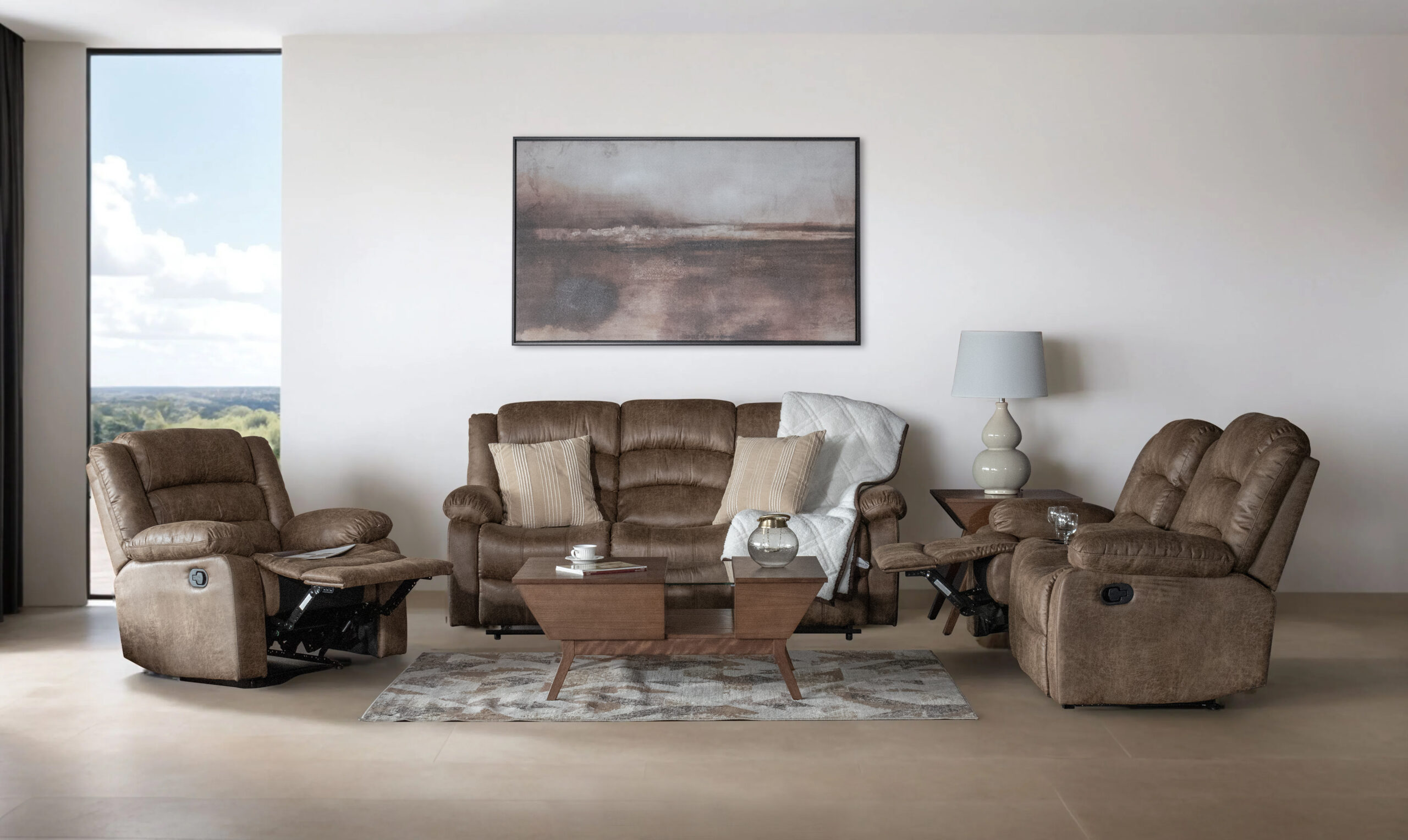 Sala reclinable manual Columbia