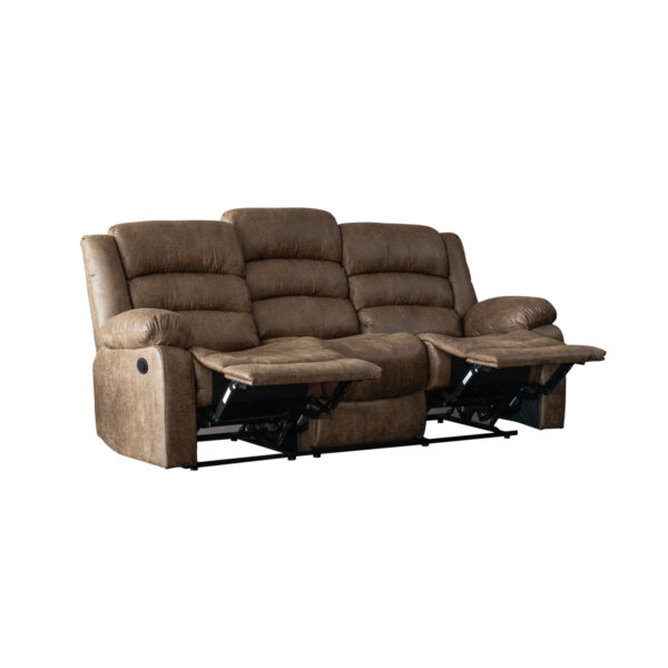 Sofá triple reclinable Columbia eléctrico