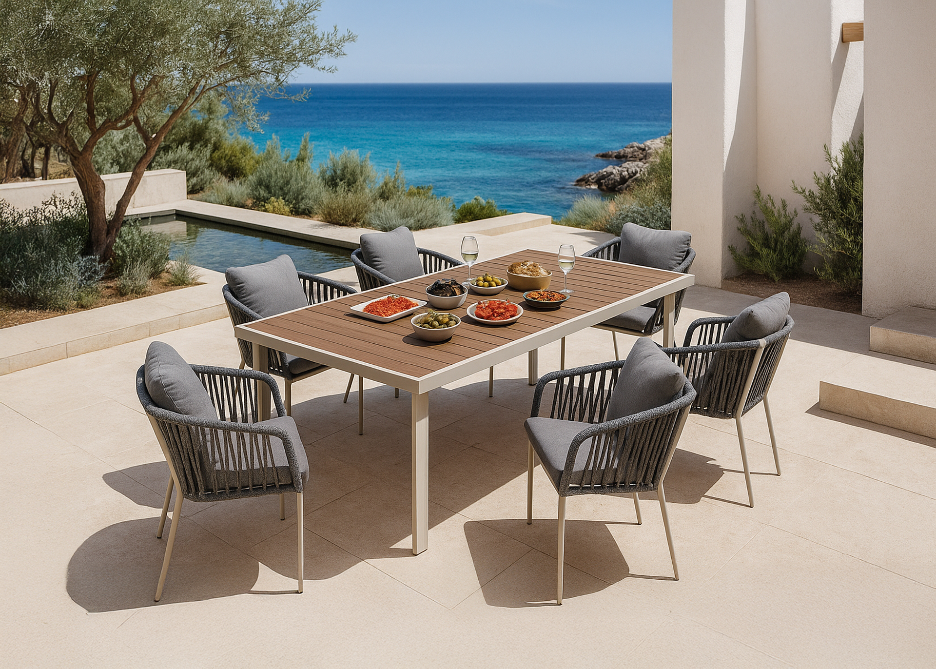 Comedor Barcelona Outdoor Living 6 puestos