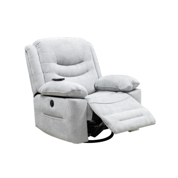 Sillón reclinable eléctrico giratorio Milano